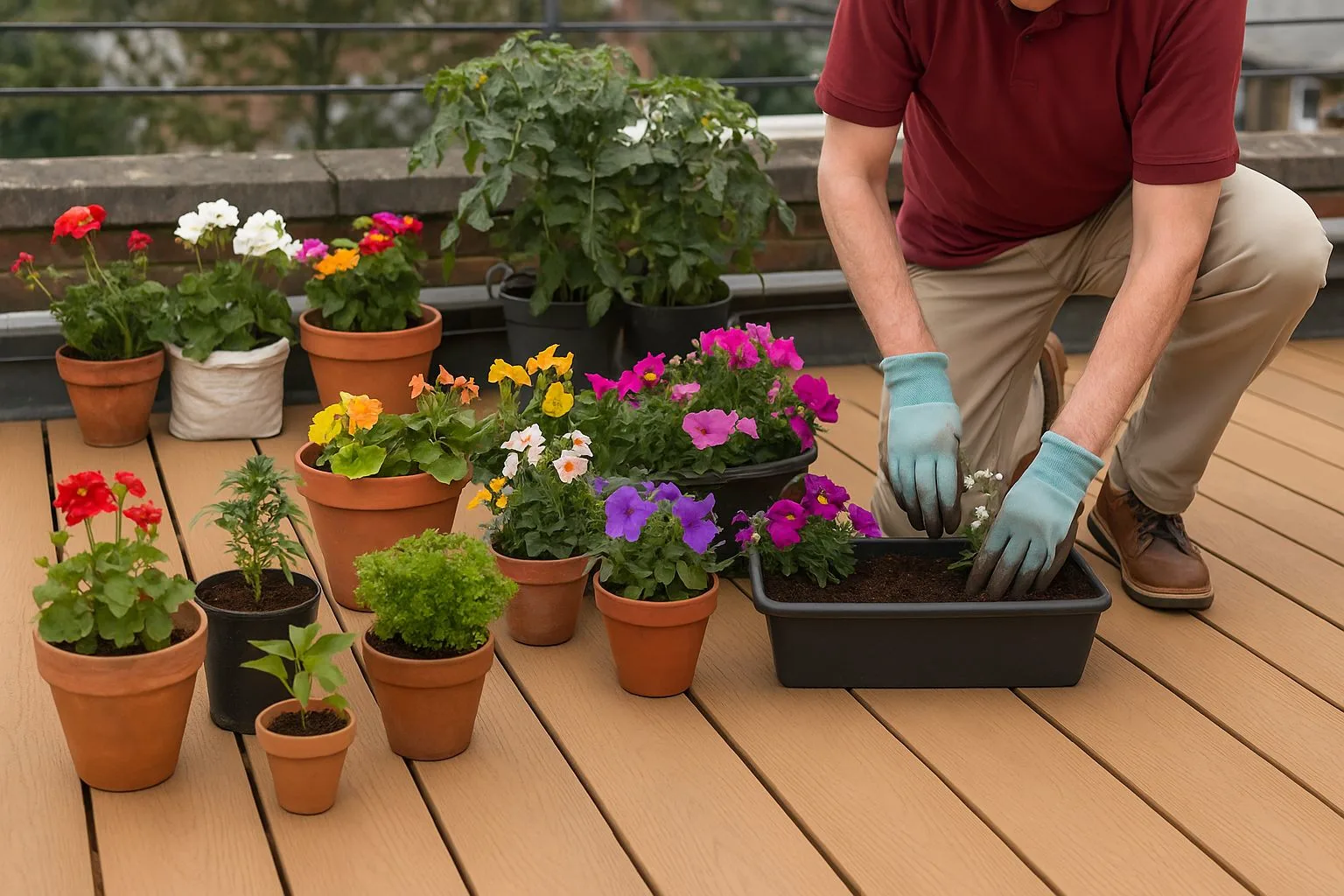 Steps to start a budget garden on a rooftop with colorful flowers, vegetables – Urban Plant